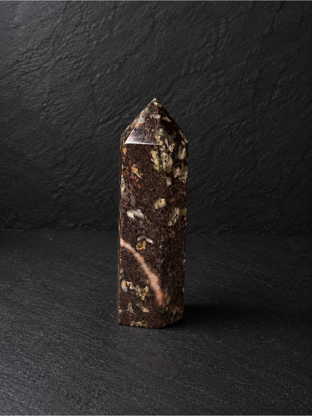 Plum Blossom Jasper Tower